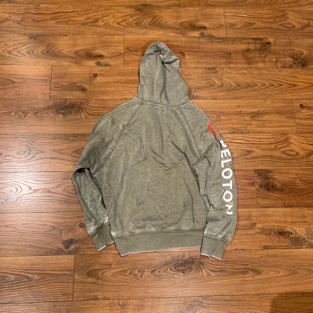 Peloton Olive Green and Red Sweatshirt - Picture 2 of 3
